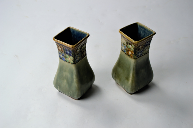 A Pair of Royal Doulton Lambeth 1912-1956.