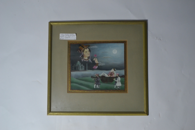 Indian Watercolour Painting from Jaipur.