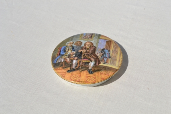 'Dr Johnson' Prattware Pot Lid