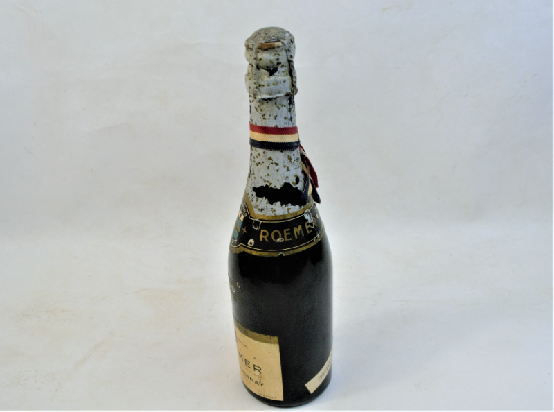 E. Roemer Champagne Half Bottle dated 1945.