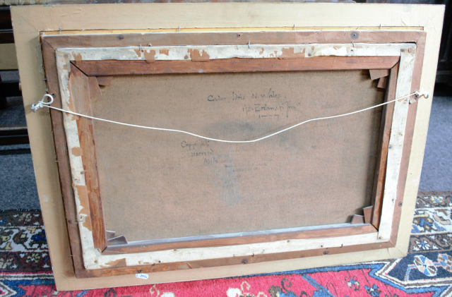 Alfred De Breanski Jr [1877-1957] Oil On Canvas Of Cader Idris, Wales.