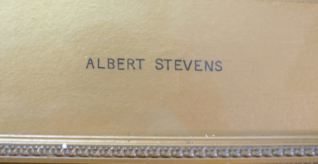 Watercolour, 'Between Lynmouth Waters Meet, N Devon' by Albert Stevens. [1842-1902].