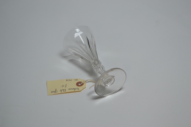 Victorian Flute Glass.