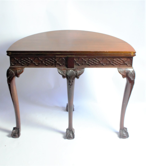 Edwardian Mahogany Fold Over Table