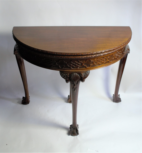 Edwardian Mahogany Fold Over Table