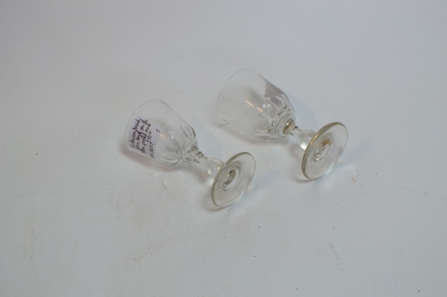 A Pair of Victorian Drinking Glass
