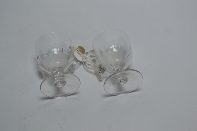 Pair of Custard Glasses.