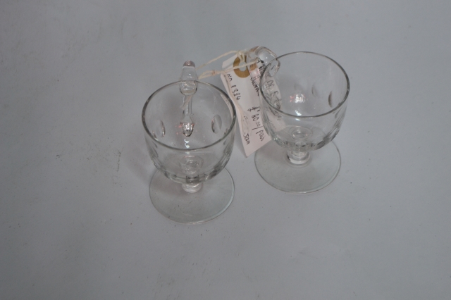 Pair of Custard Glasses.