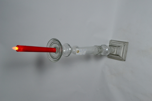 Giant Glass Candlestick.