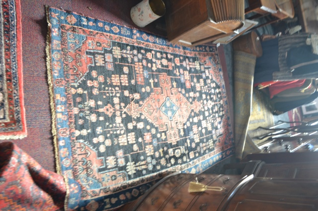 Hand Made Woollen Rug. 203cm x 128cm.
