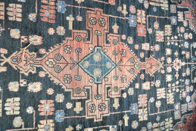 Hand Made Woollen Rug. 203cm x 128cm.