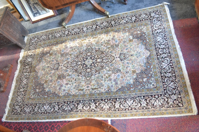 Hand Made Cashan Rug.