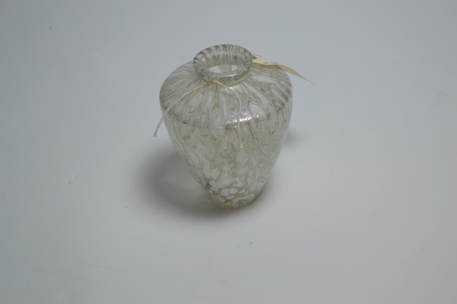 Royal Brierley Opaque Squat Vase