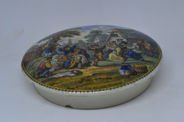 The Village Wedding' Prattware.