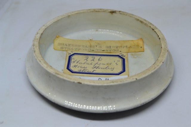 Prattware Lid 'Shakespeares Birthplace'.