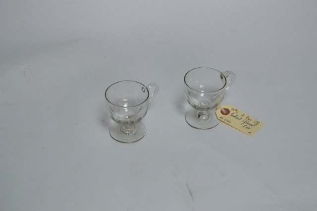 Pair of Custard Glasses.
