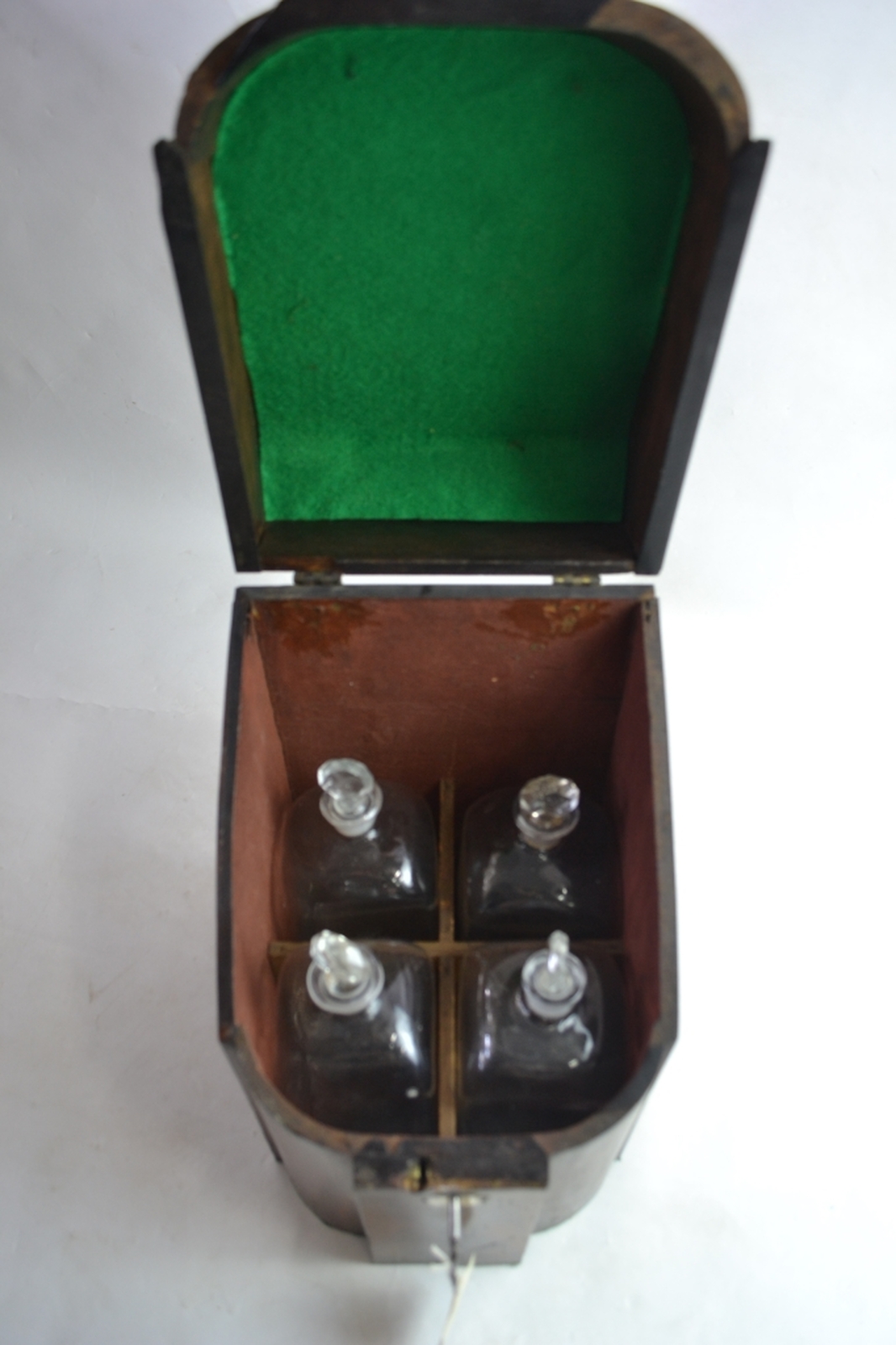 18th century cutlery box converted to wine box