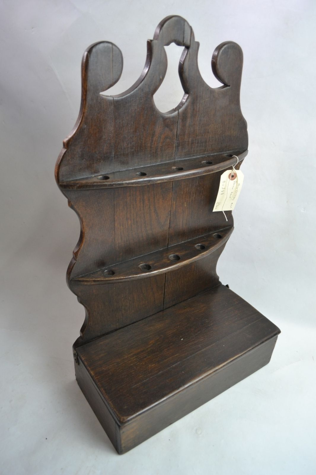 19th Century Oak Spoon Rack