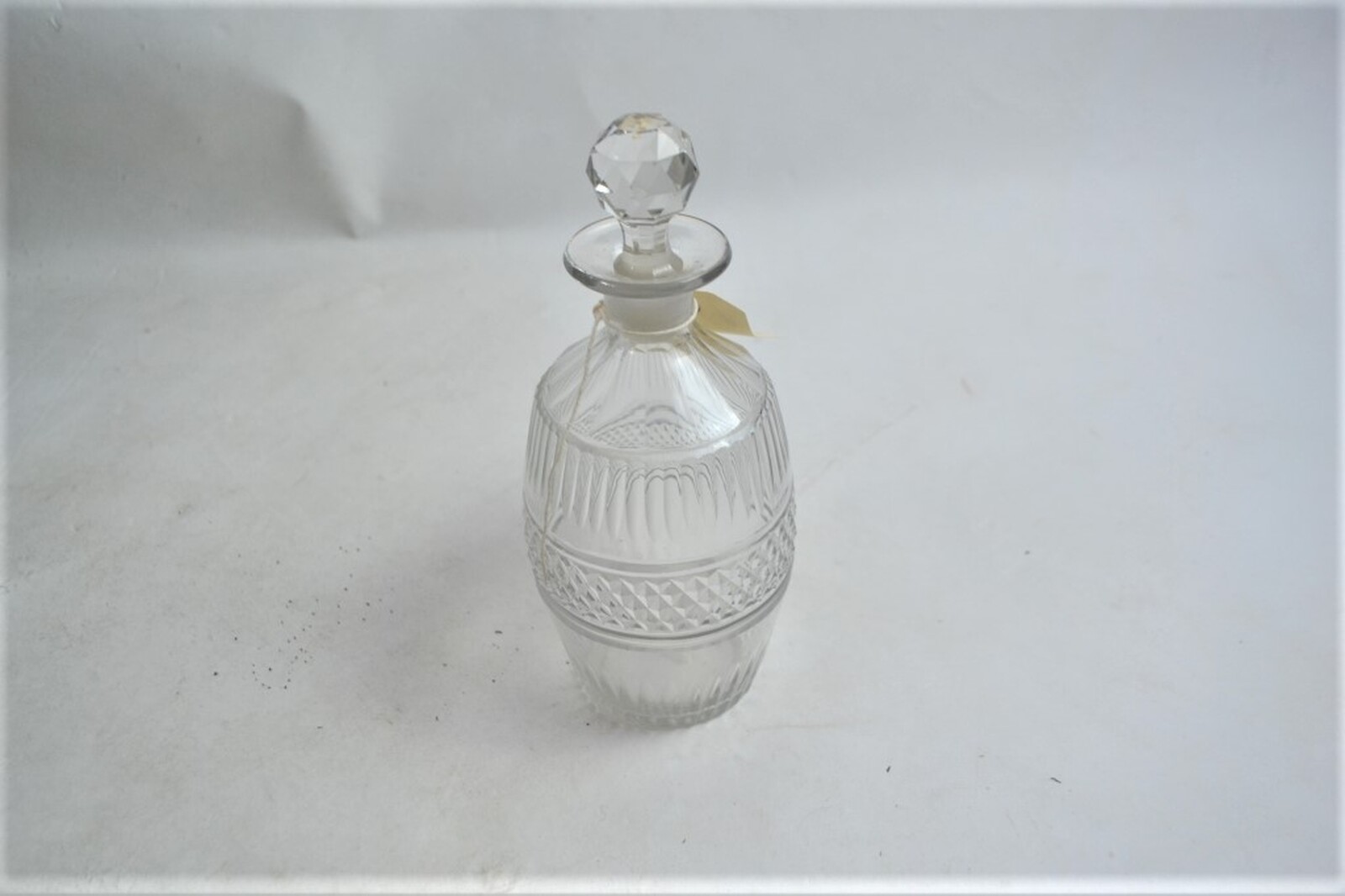 Barrel Shape Victorian Spirit Decanter
