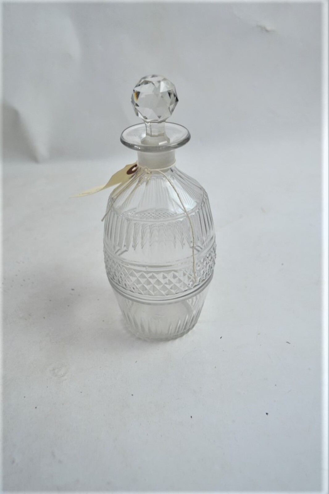 Barrel Shape Victorian Spirit Decanter