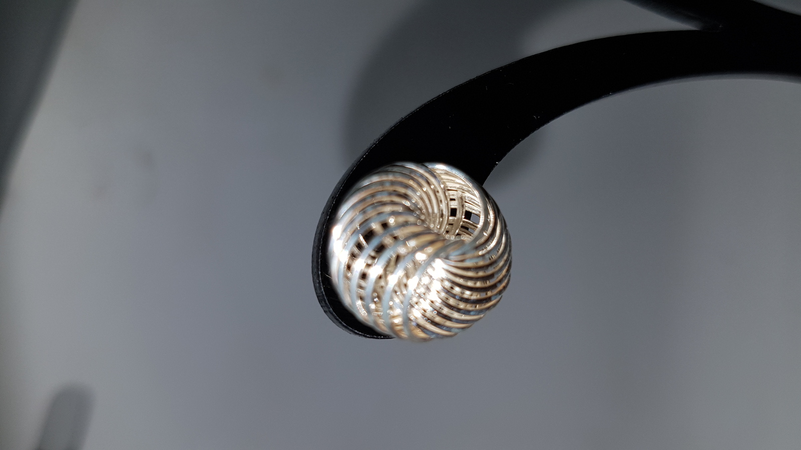 Handmade Silver Rope Studd  Earrings