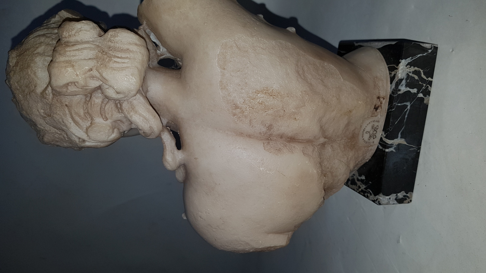 Modern Moulded Resin Bust Figure