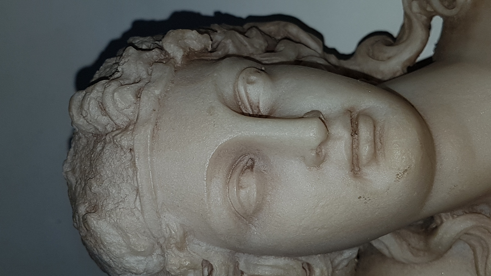 Modern Moulded Resin Bust Figure