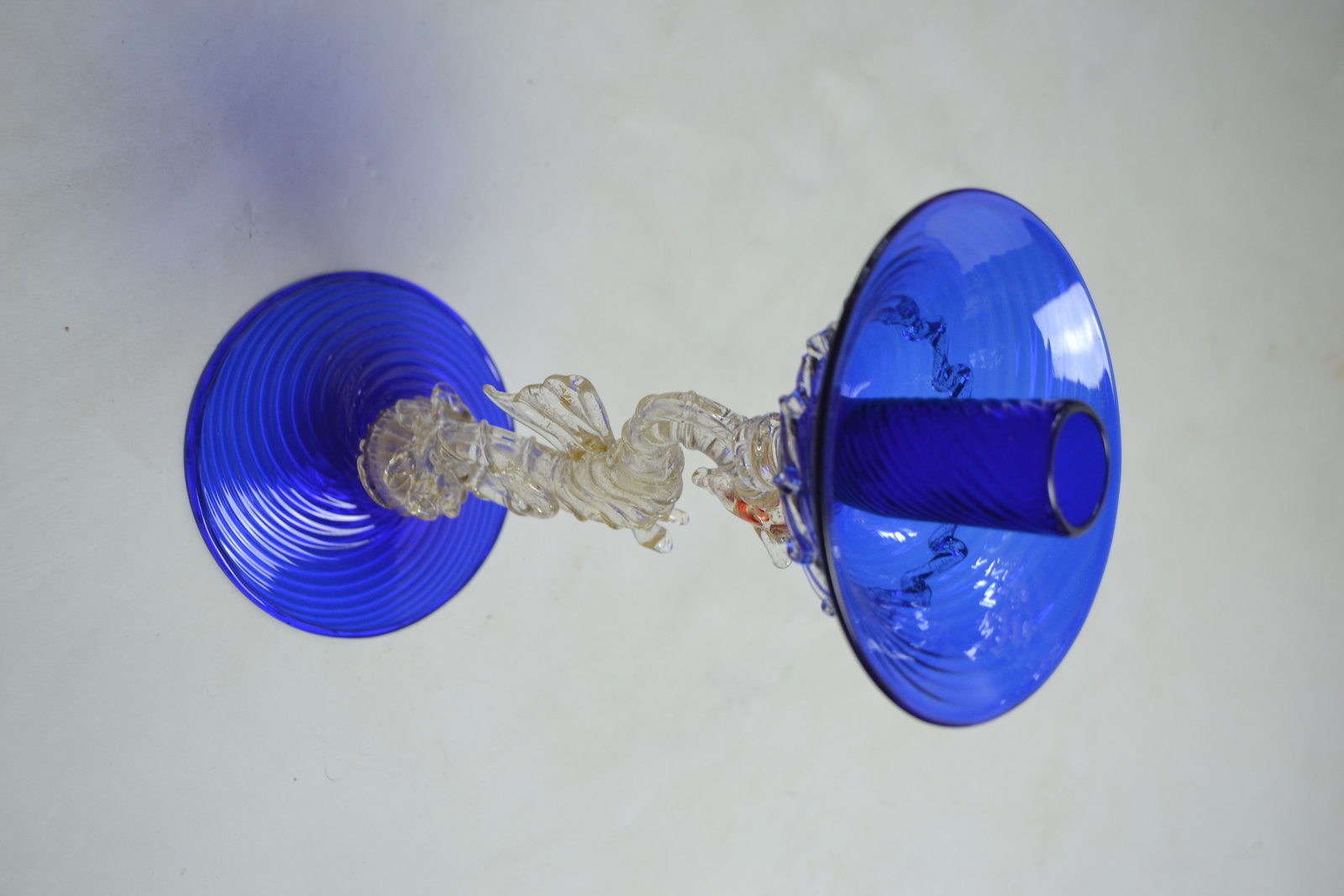 Venetian Glass Candle Holder by Murano