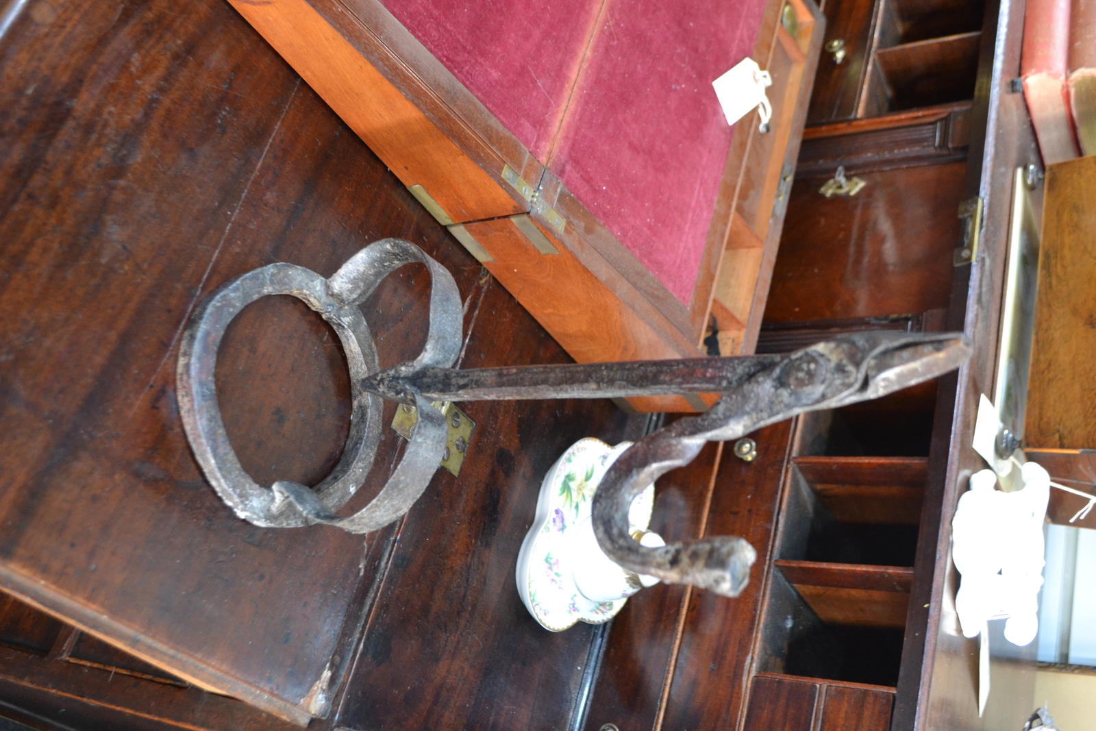 18th Century Rushlight holder.