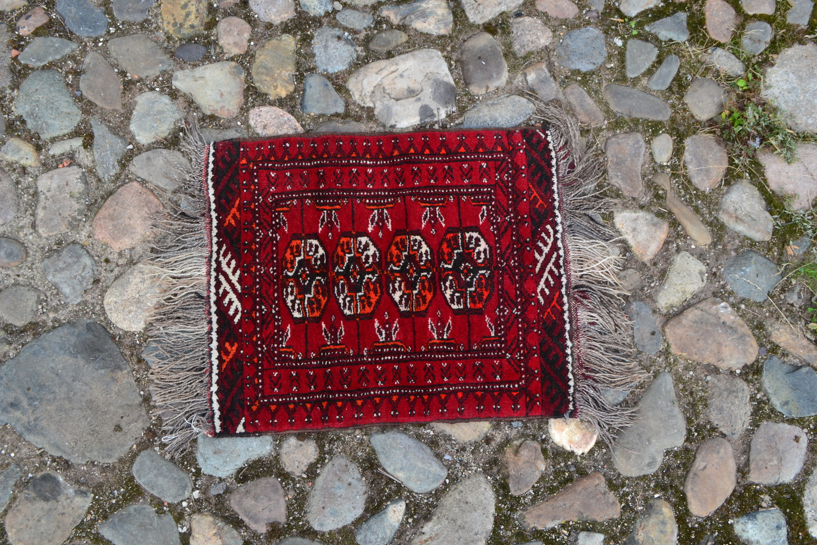 A Bokhara Pattern Prayer Mat