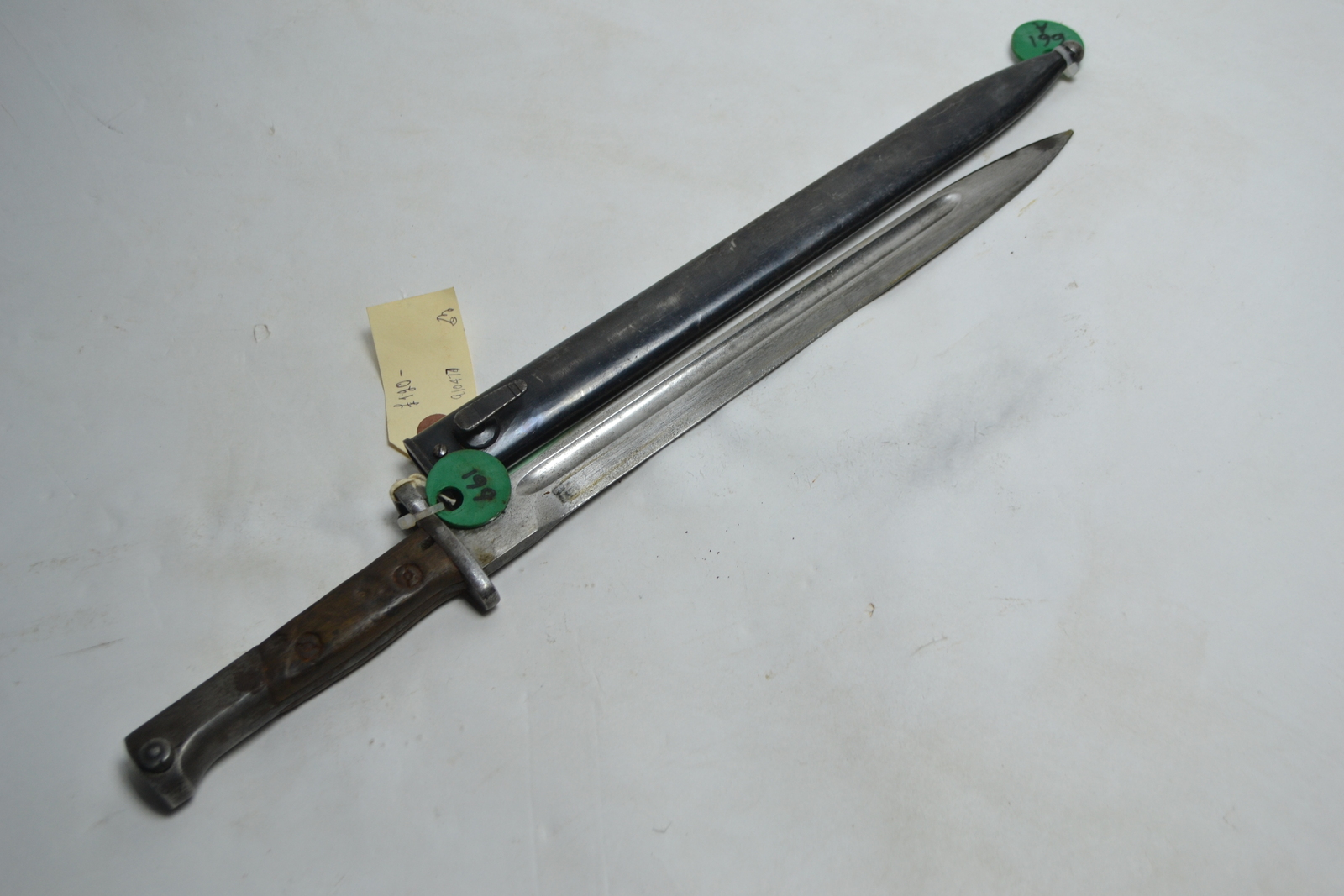 A Peruvian 1935 Mauser Bayonet.