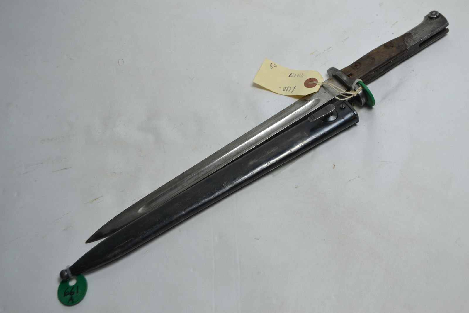 A Peruvian 1935 Mauser Bayonet.