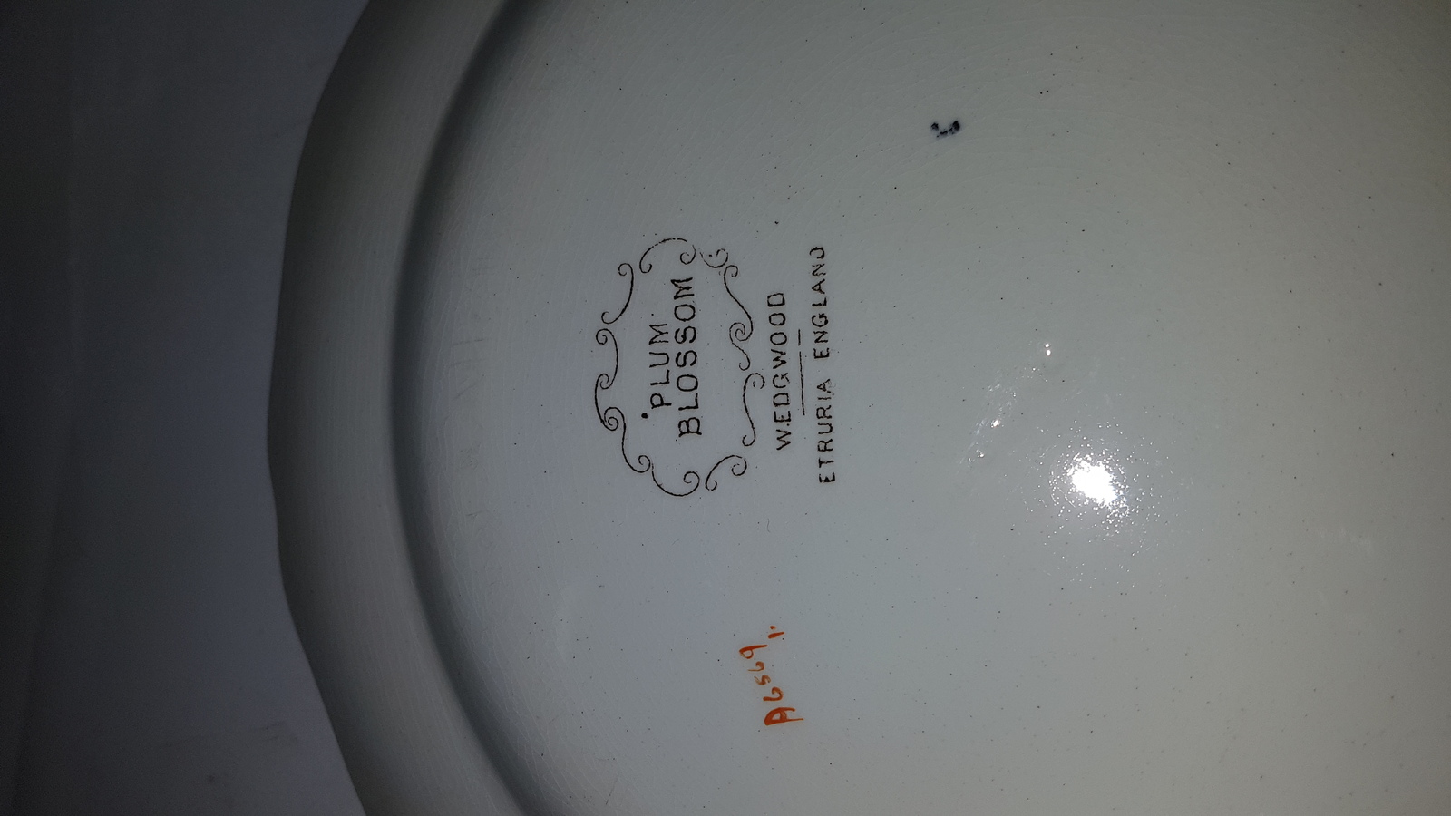 19th C Wedgewood Plate Circa. 1907