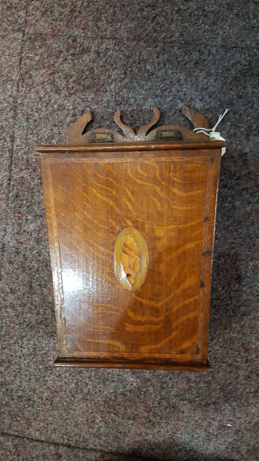 Small Georgian Oak Candle Box