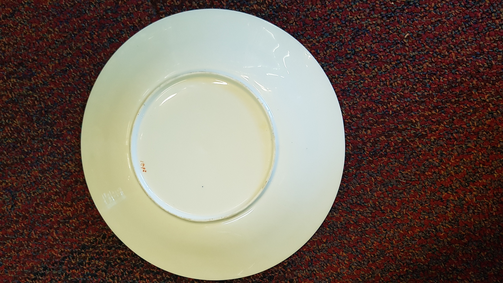 19th C. Handpainted With Wild Flowers, Grainger&#39;s Royal Worcester  Plate