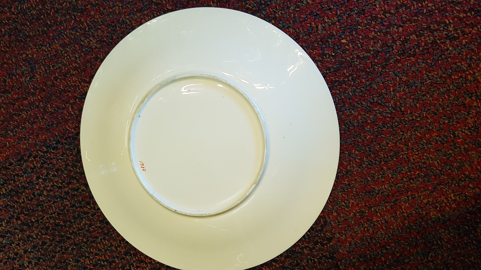 19th C. Handpainted With Wild Flowers, Royal Worcester  Plate