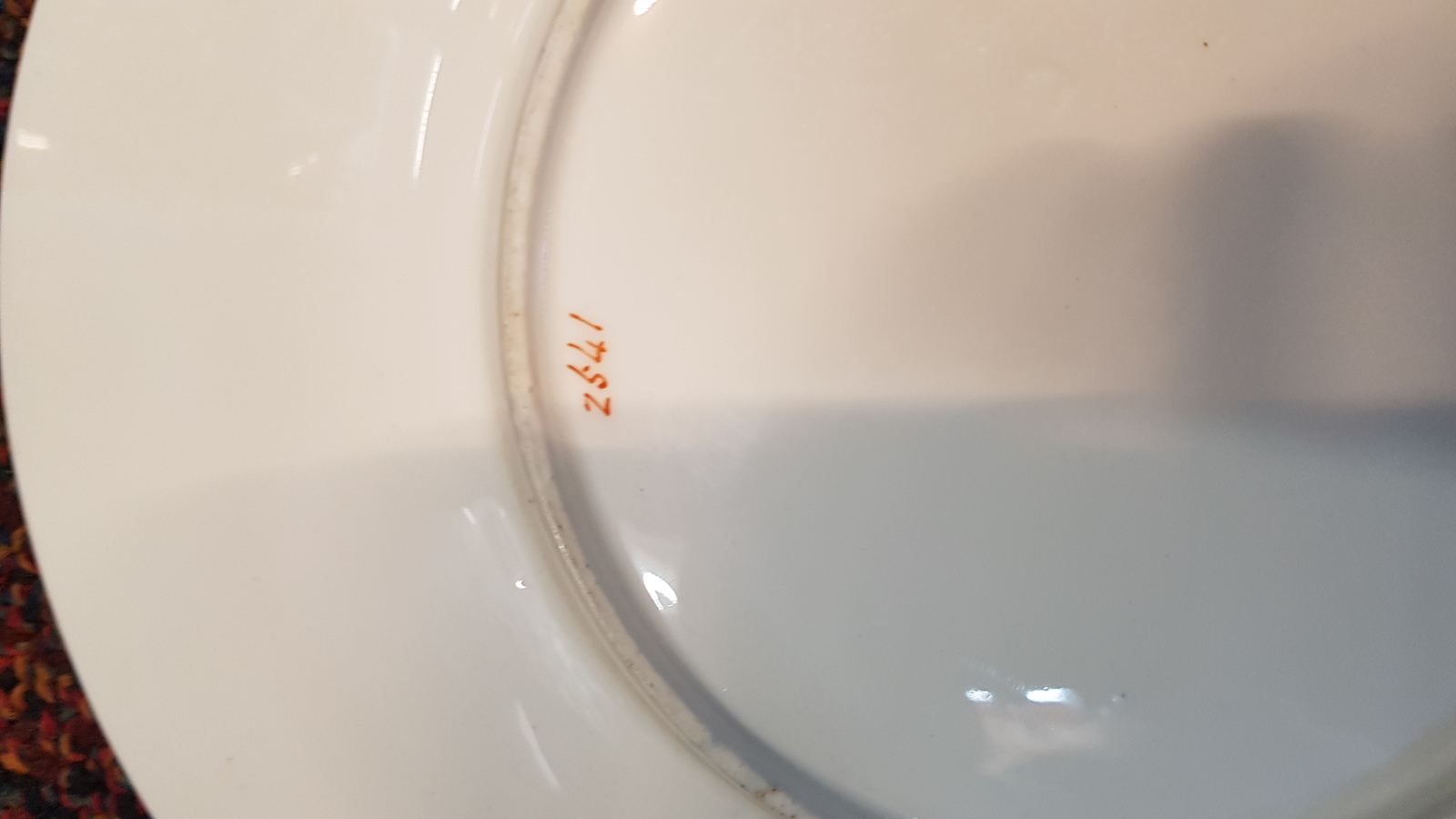 19th C. Handpainted With Wild Flowers, Royal Worcester  Plate