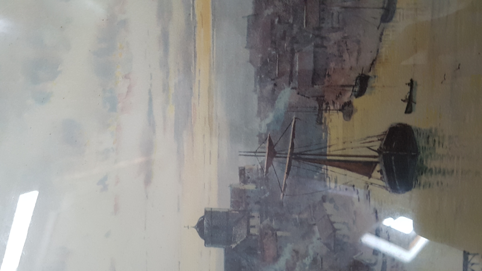 An Early 20th C. Watercolour Riverside Landscape, Unsigned, Framed And Glazed
