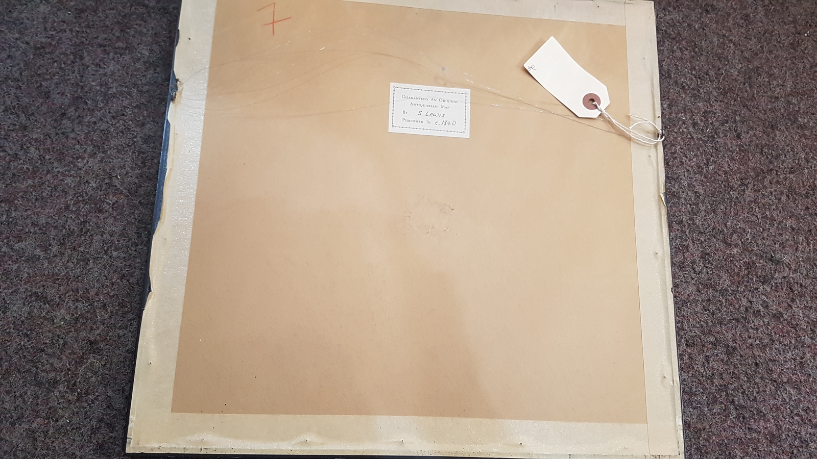 An Antiquarian Map Of Leicestershire 1840