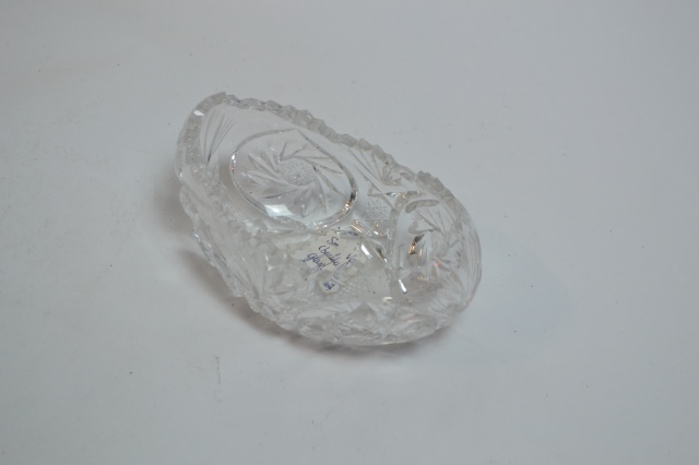 Small Cut Glass Bowl.