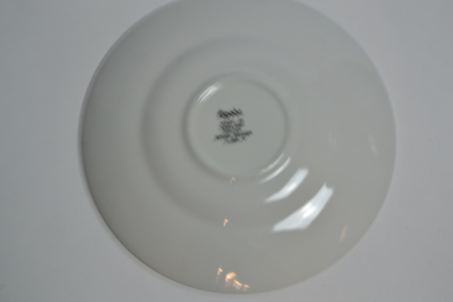 Six Spode Blue Italian Saucers.