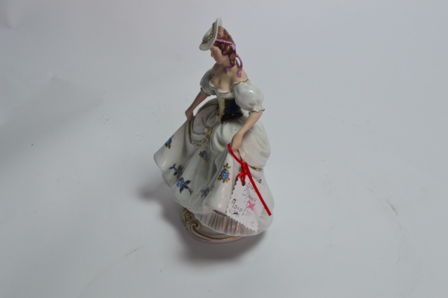 Continental Lady Figurine.