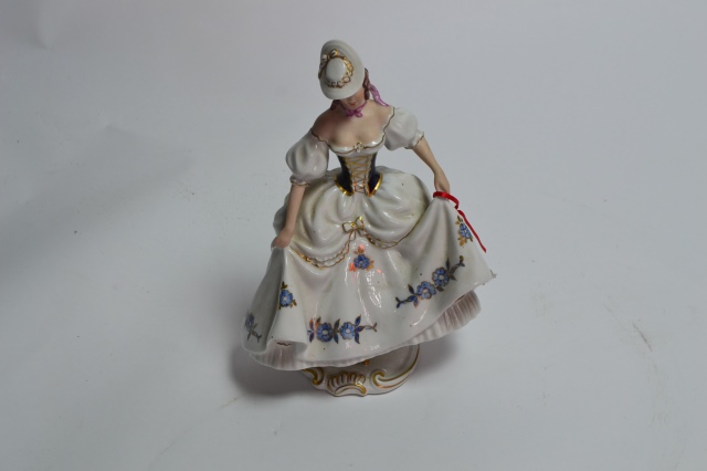 Continental Lady Figurine.