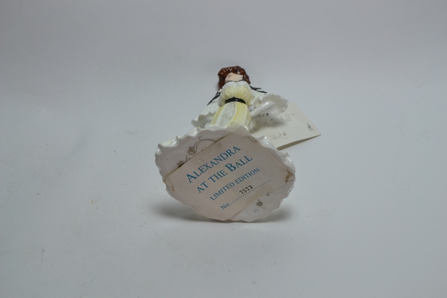 Coalport Figurine 'Alexandra at the Ball'.
