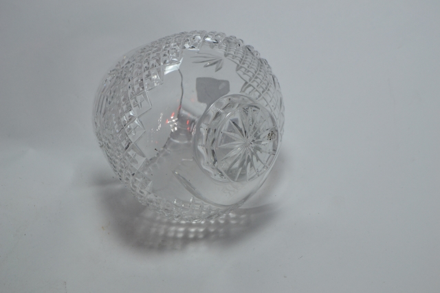 Cut Glass Bowl Engraved 'Allied Dunbar'.