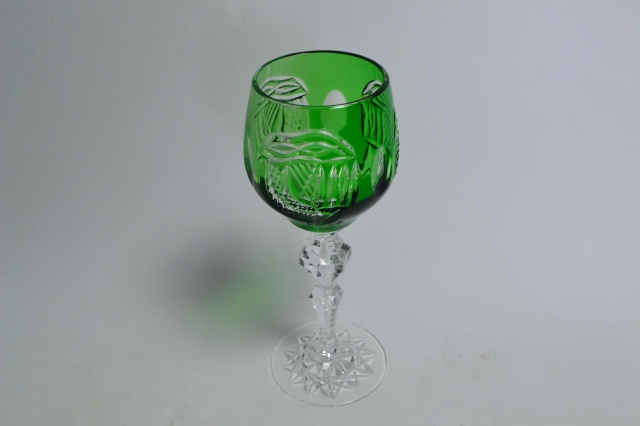Green Mise Eire Drinking Glass