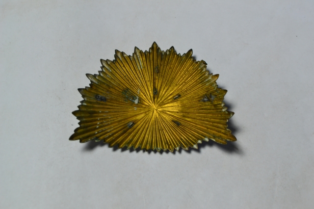 French 1832 Stock Pattern Artillery Shako Plate.