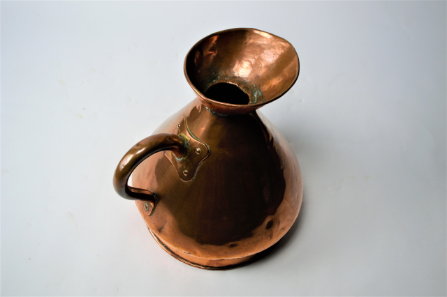 Victorian Two Gallon Copper Hay Stack Jug.