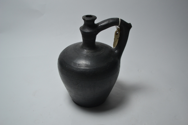 Etruscan Style Bucchero Olive Oil Container