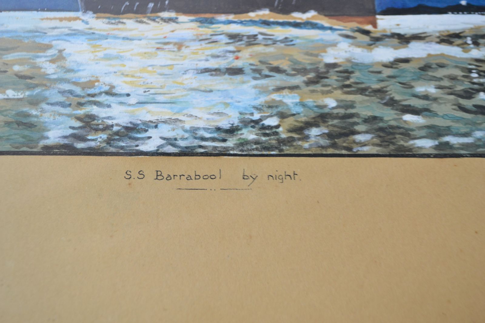 S.S Barrabool Watercolour Painting.